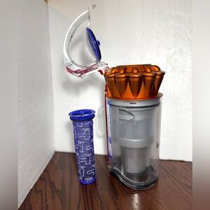 Dyson DC-40 Orange and Blue Canister of upright Vacuum Cleaner  Dust Bin+ Filter